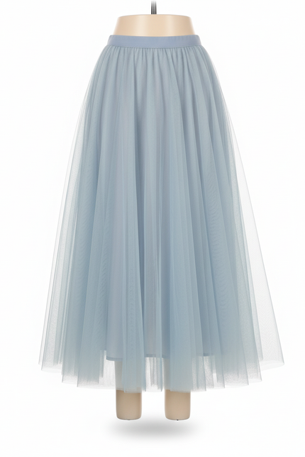 Jupe Patineuse Bleu Ciel Tulle Élégante