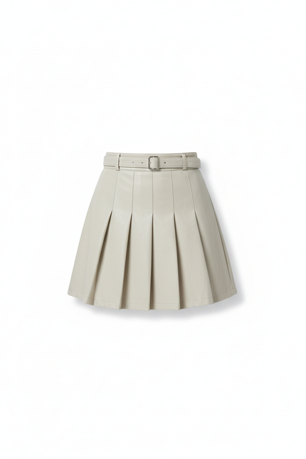 Mini Jupe Patineuse Cuir