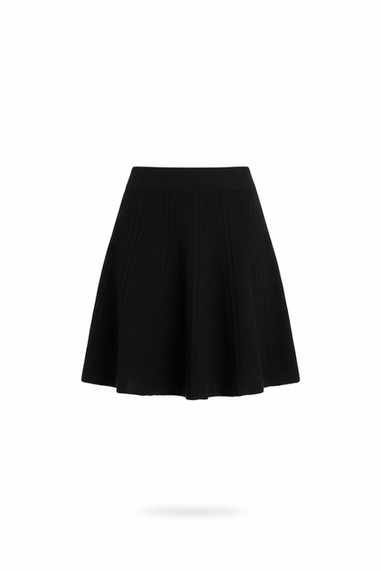 Mini Jupe Patineuse Taille Haute