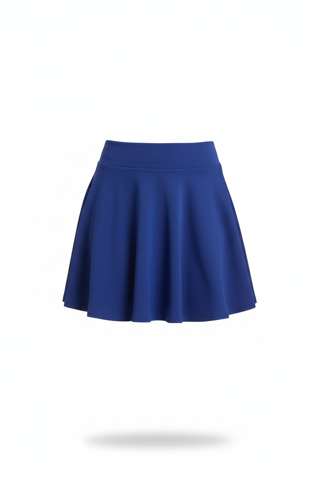 Jupe Patineuse Bleu Electrique