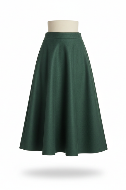 Jupe Patineuse Vert Sapin