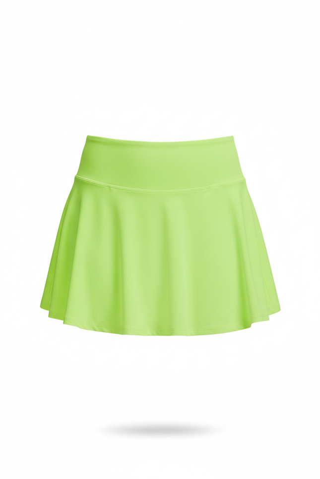 Jupe Patineuse Jaune Fluo